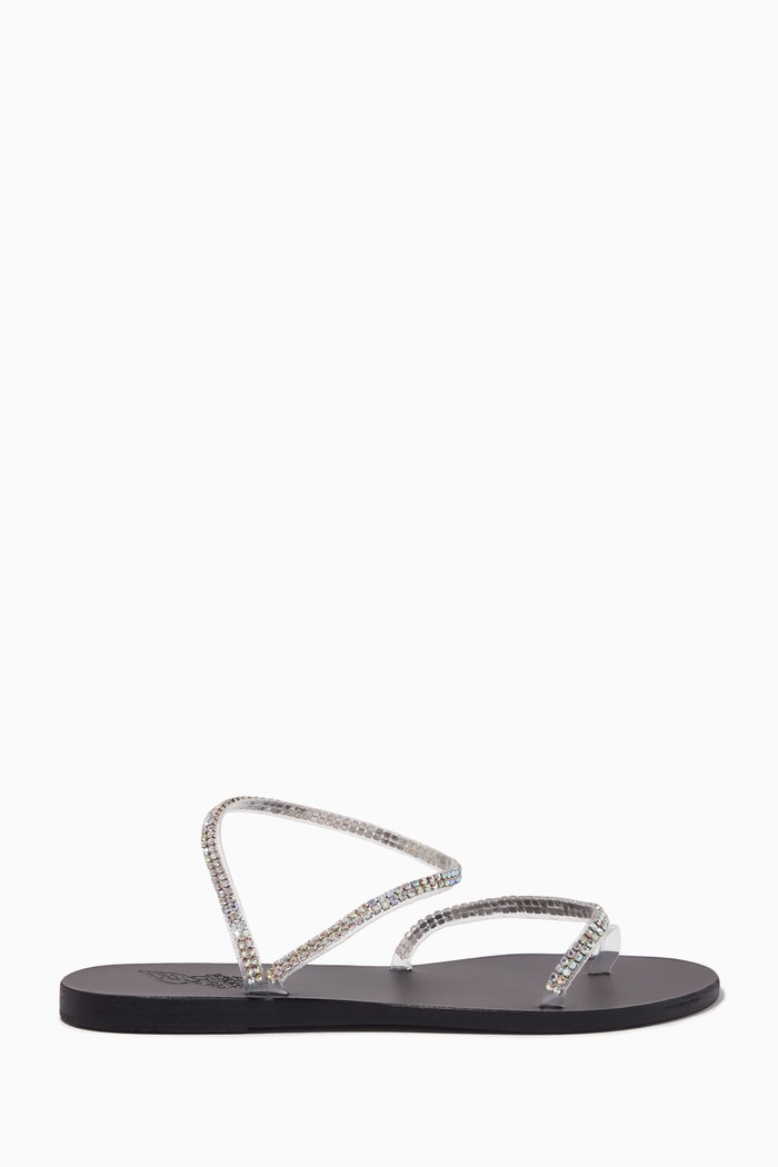 

Irina Sandals in Leather & PVC, Black