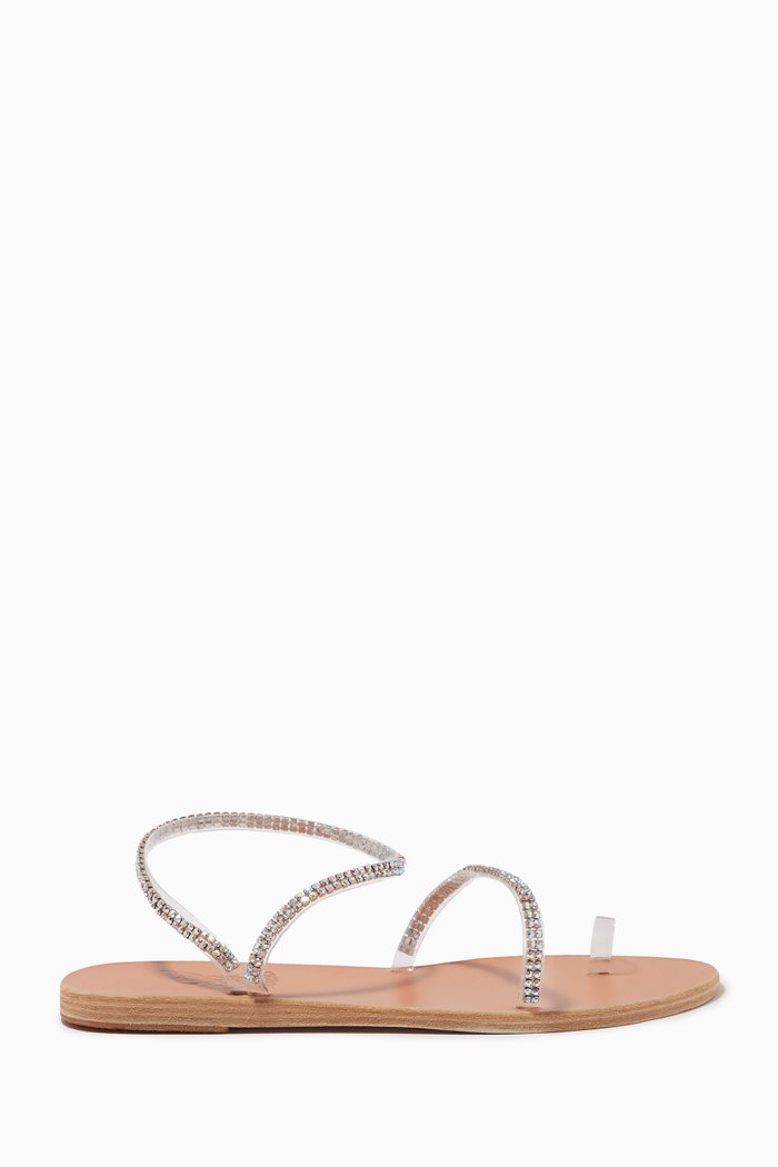 

Irina Sandals in Leather & PVC, Brown