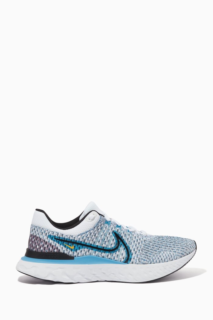 

React Infinity Run Flyknit 3 Sneakers in Flyknit Textile, White
