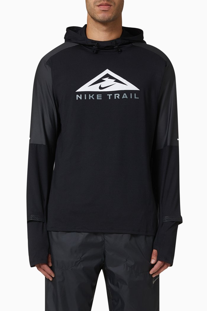 

Dri-FIT Trail Running Hoodie, Black