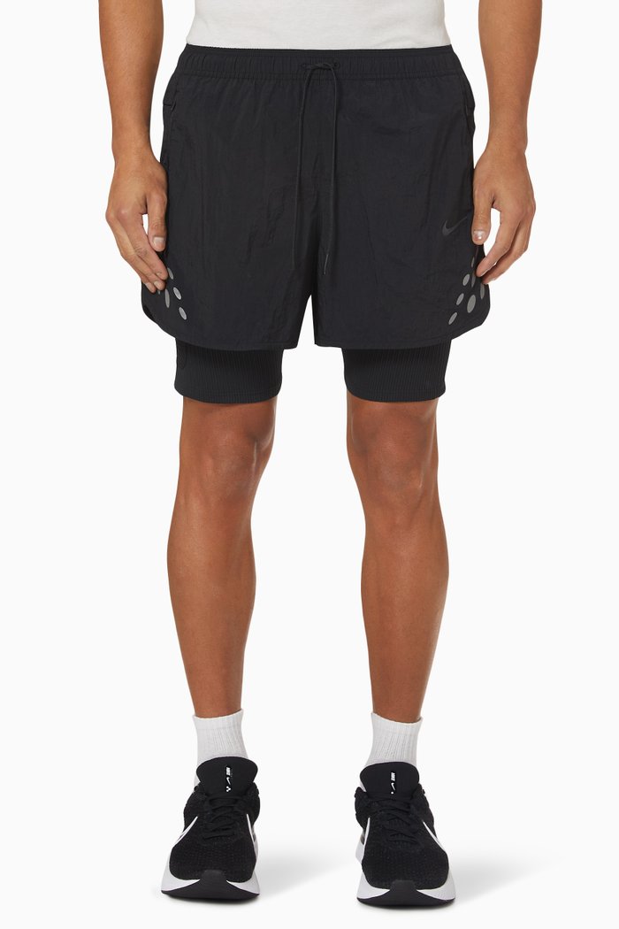 

3-in-1 Shorts in Nylon, Black