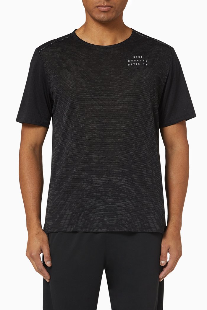 

T-shirt in Nylon, Black