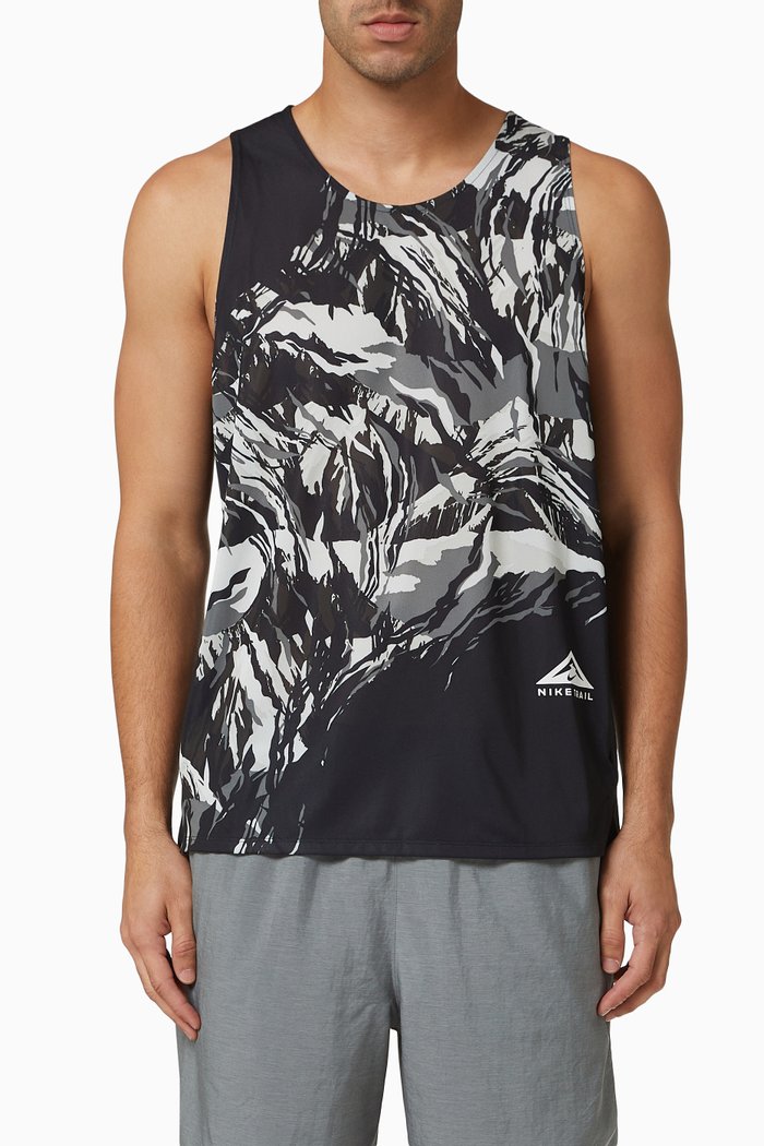 

Dri-FIT Trail Rise 365 Running Tank, Black