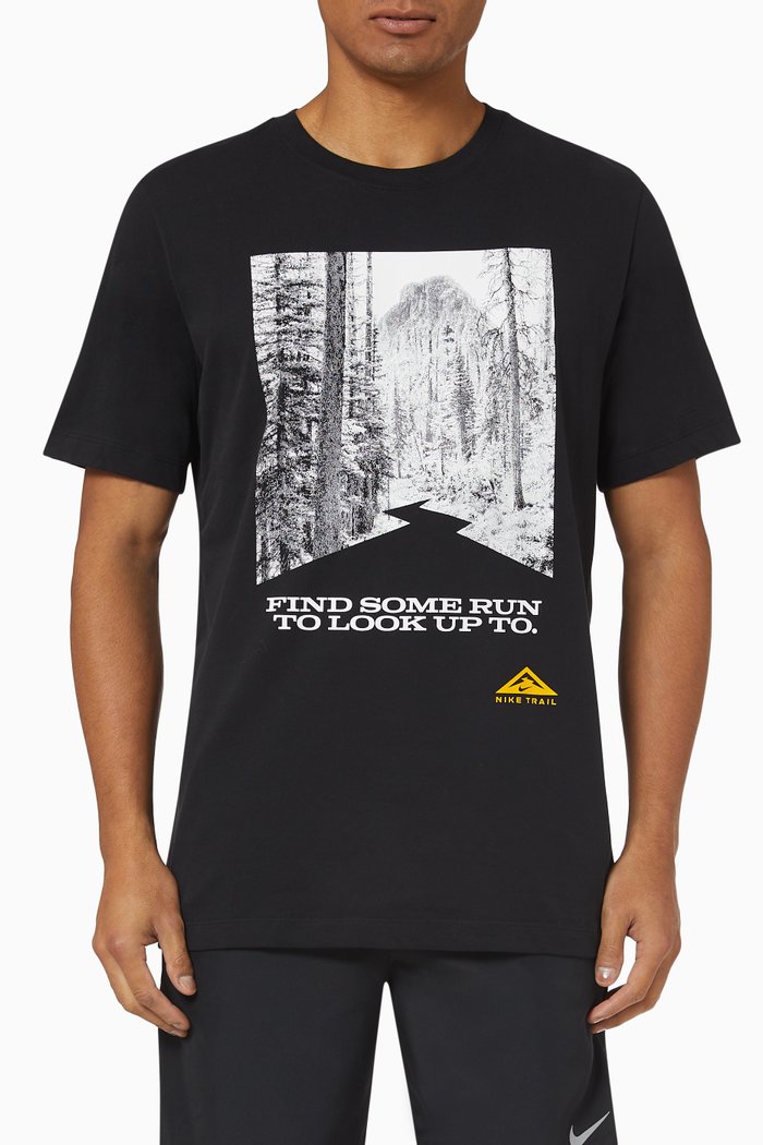 

T-shirt in Cotton Jersey, Black