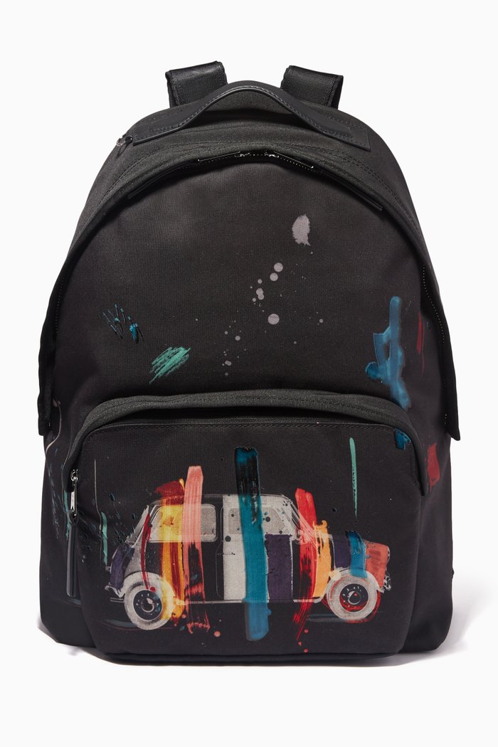 

Car Graphic Backpack, Black