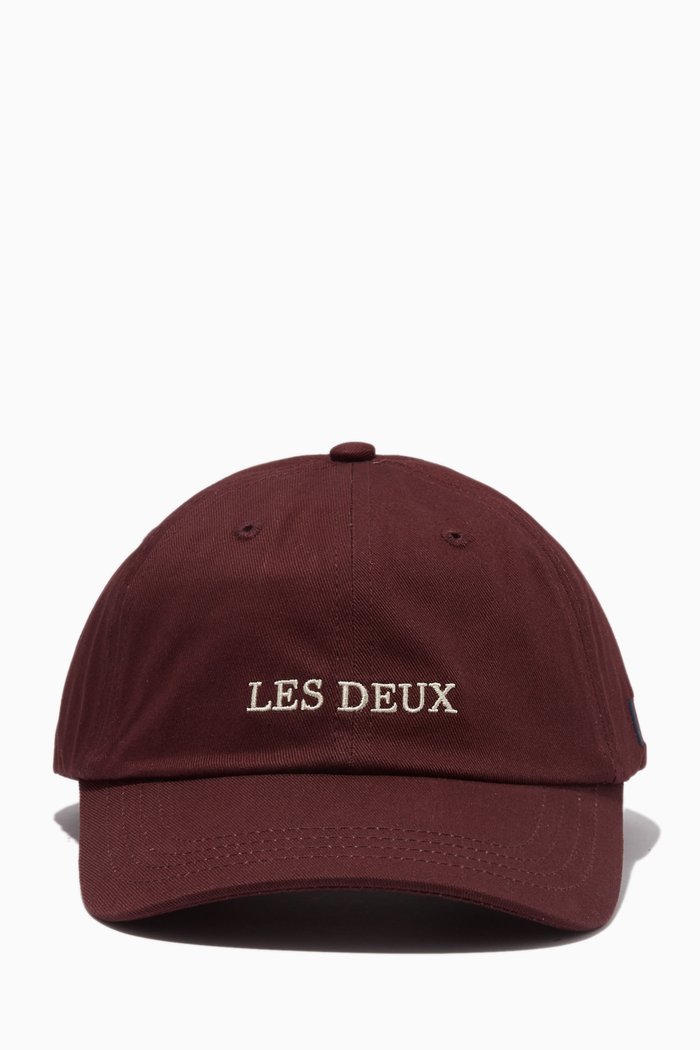 Diego Dad Cap in Organic Cotton, Red