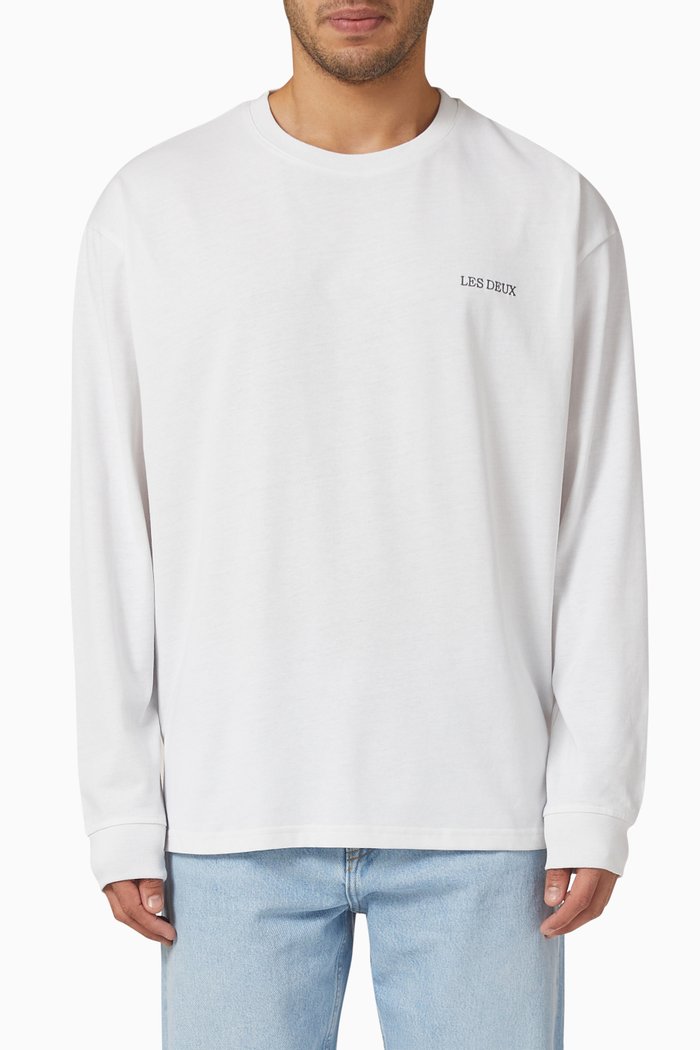 Diego T-shirt in Recycled Cotton & Polyester, White