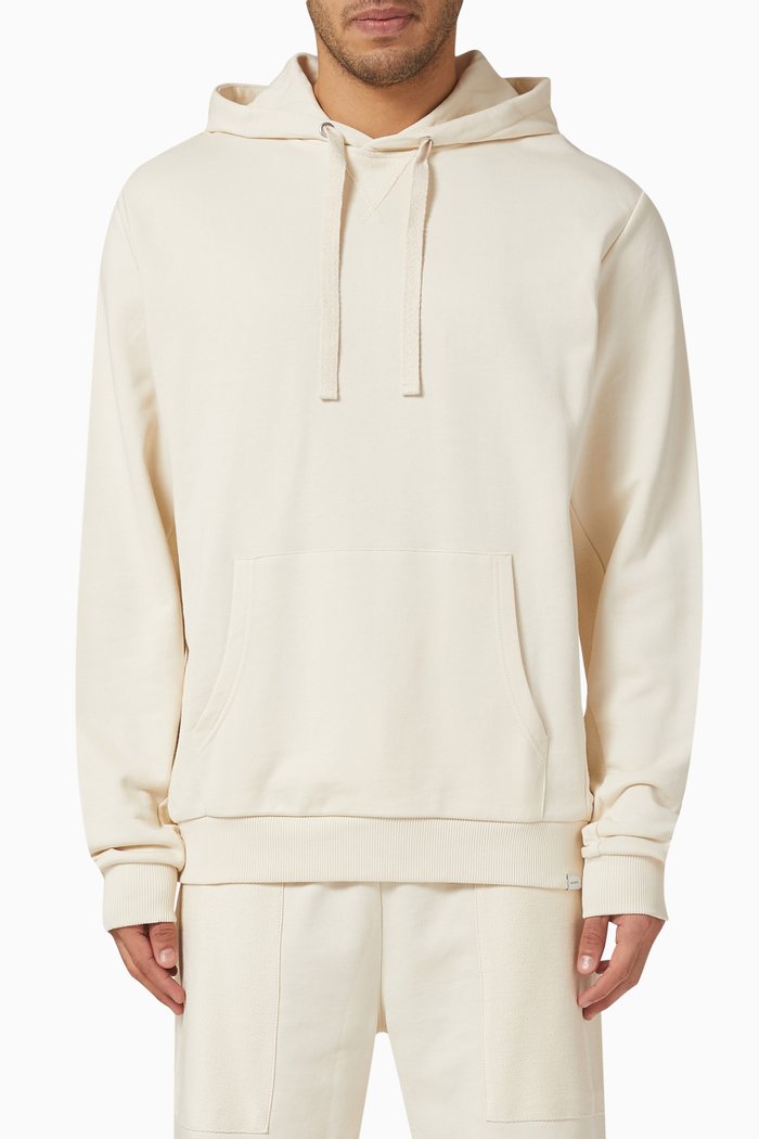 

Reverse Hoodie in Cotton, Neutral