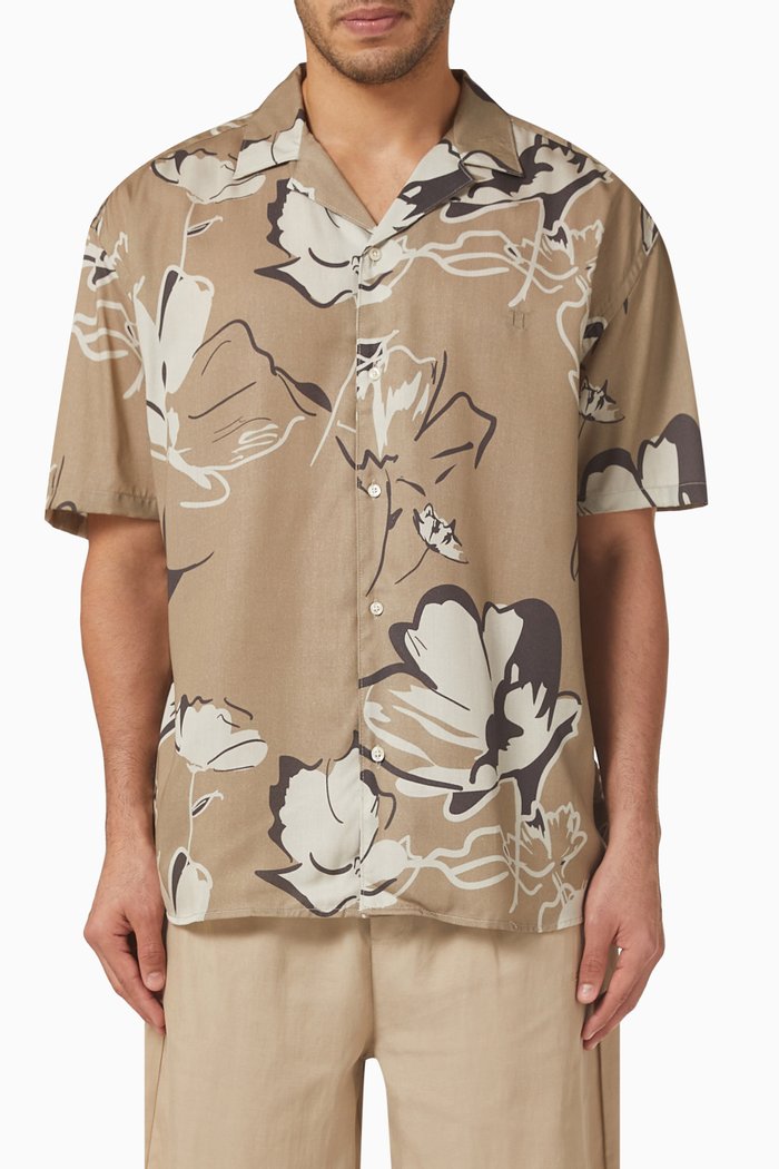 

Kian Shirt in Tencel, Neutral