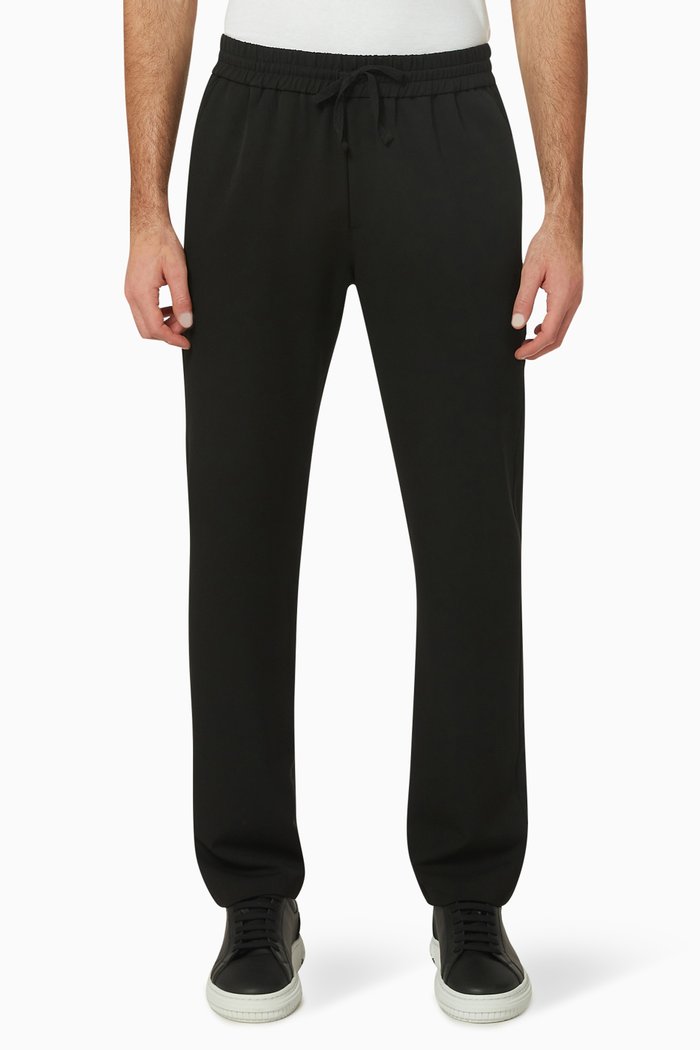 

Patrick Pants in Stretch Viscose, Black