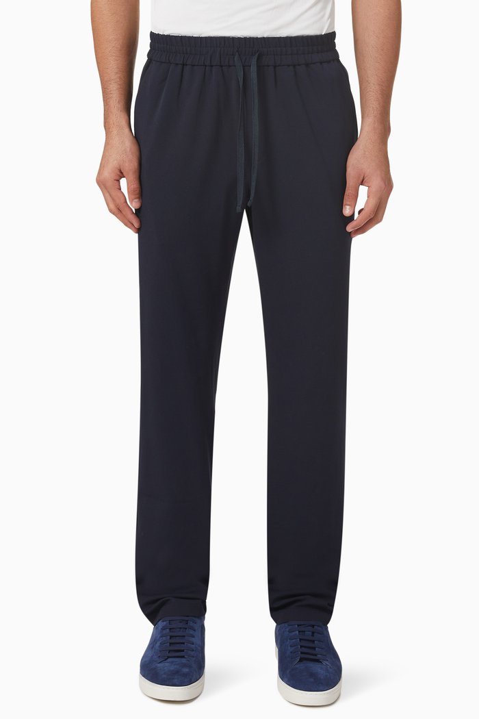 

Patrick Pants in Stretch Viscose, Blue