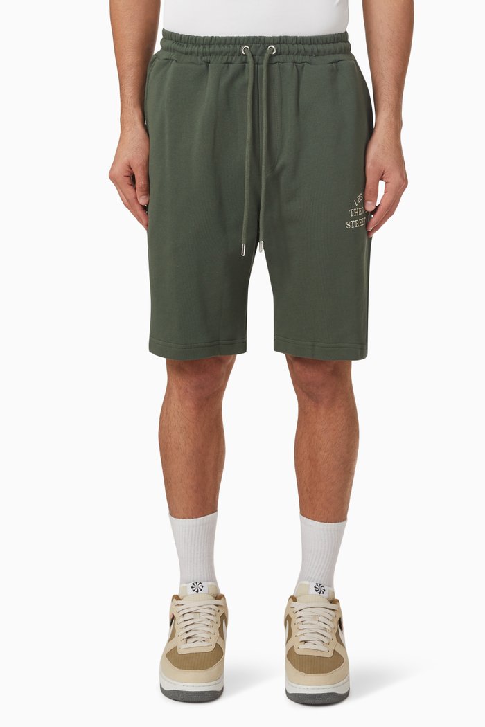

Courtside Sweatshorts in Organic Cotton, Green