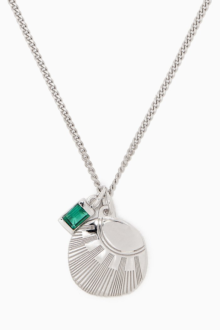 

Meridian Quartz Necklace in Sterling Silver