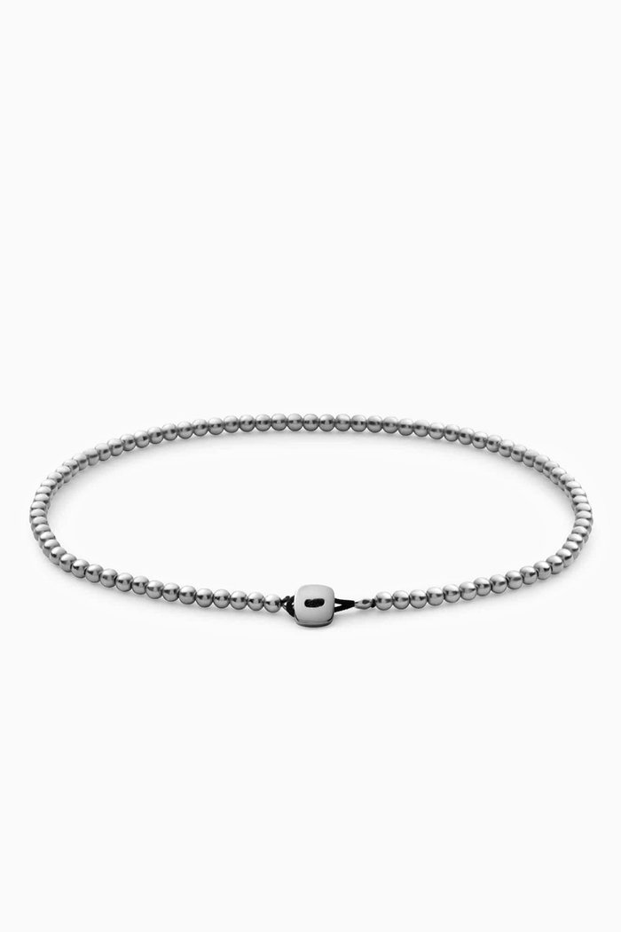 

Beck Bracelet in Sterling Silver, Black
