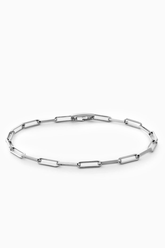 Clip Volt Link Bracelet in Sterling Silver