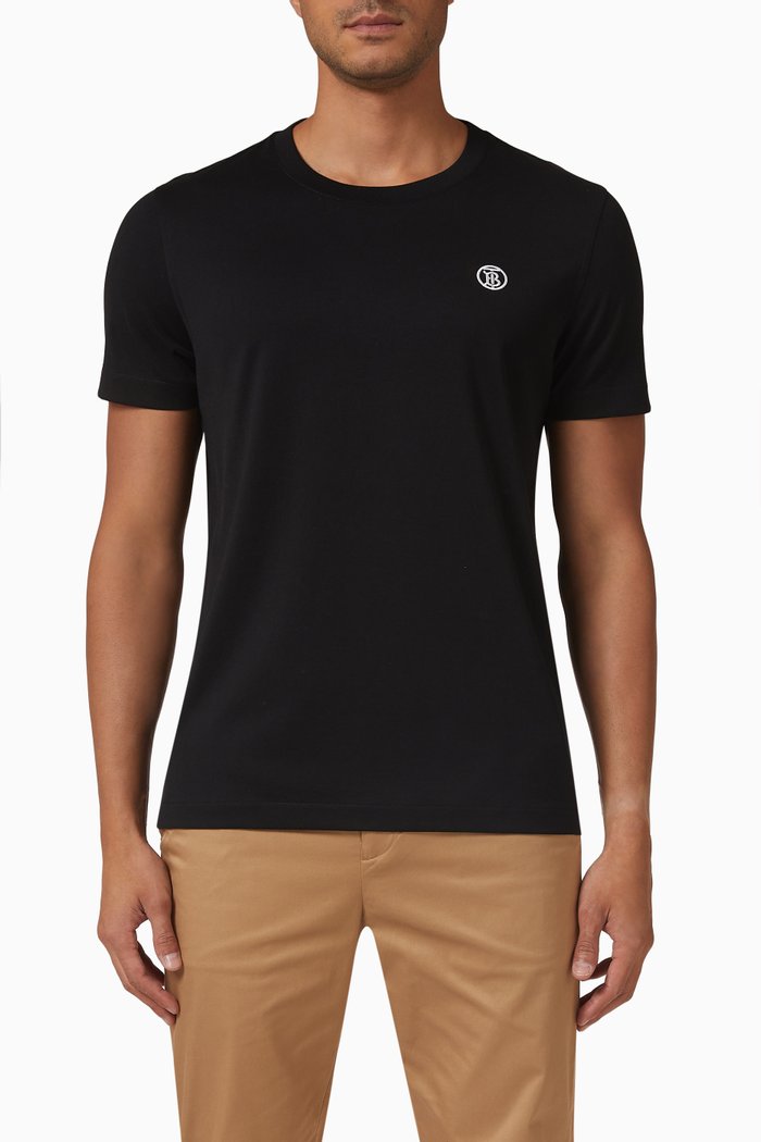 Parker T-shirt in Cotton Jersey, Black