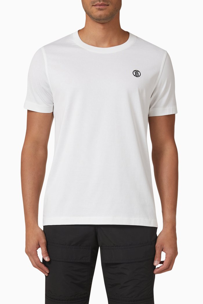 

Parker T-shirt in Cotton Jersey, White