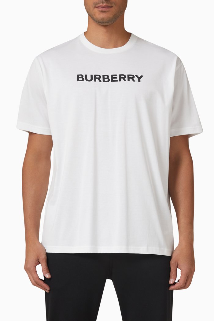 Logo T-shirt in Cotton, White