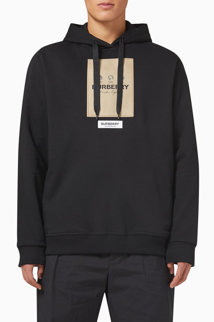 

Owie Hoodie in Organic Cotton, Black