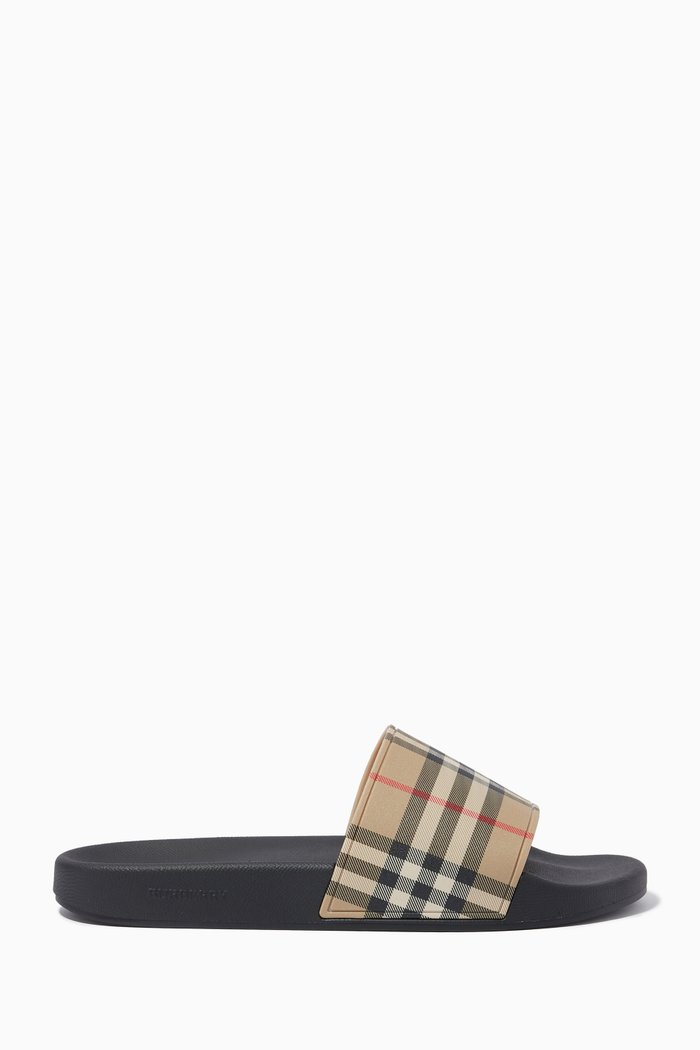 

Furley Slides in Vintage Check, Neutral