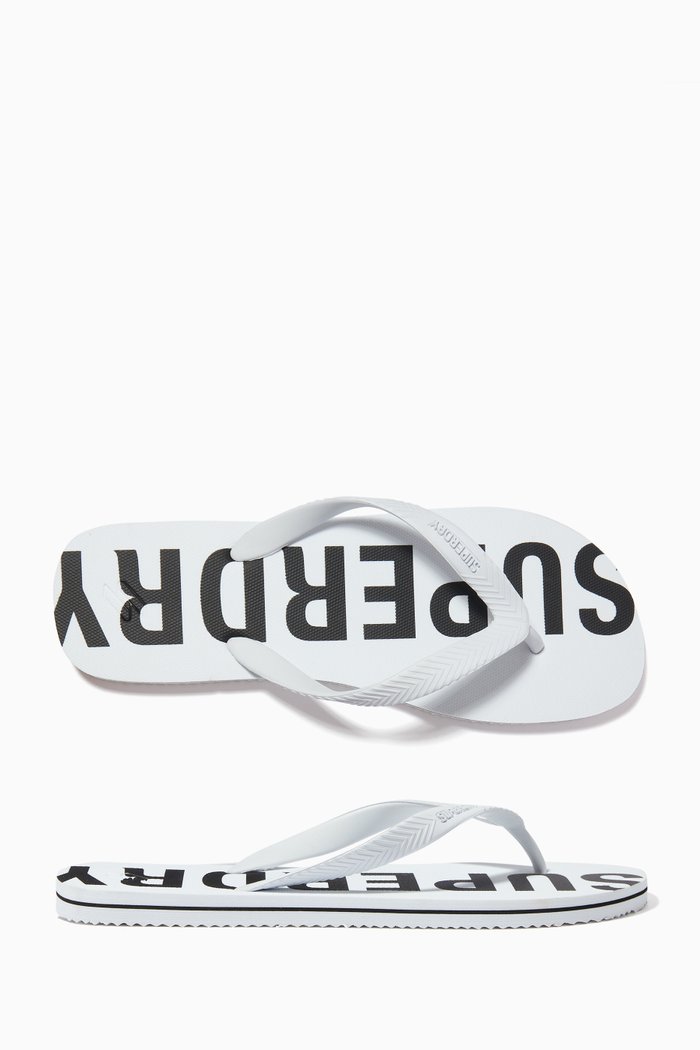 Code Essential Flip Flops, White