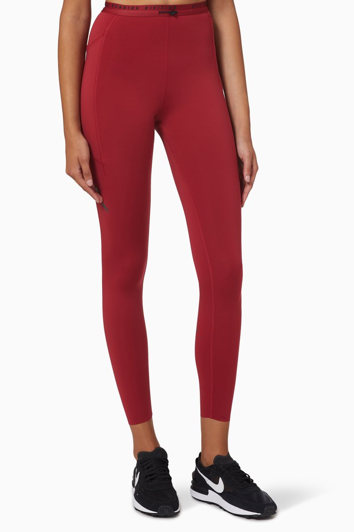 

Dri-FIT Run Division Leggings, Burgundy