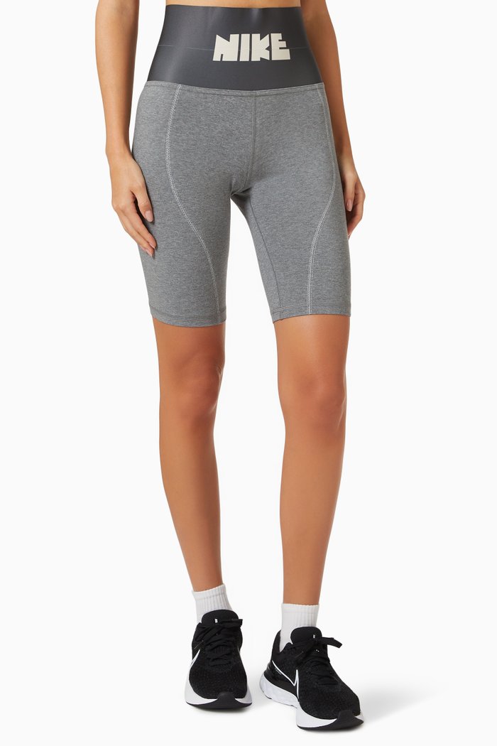 

Circa 72 High-rise Biker Shorts in Recycled Jersey, Grey