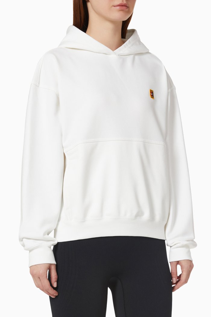 

NikeCourt Tennis Hoodie in Fleece, White