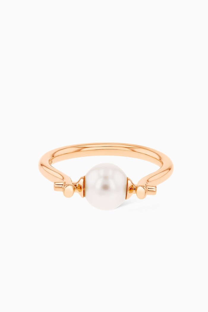 

Kiku Glow Pearl Ring in 18kt Rose Gold