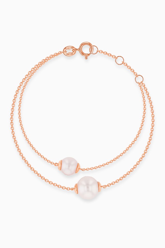 

Kiku Glow Pearl Bracelet in 18kt Rose Gold