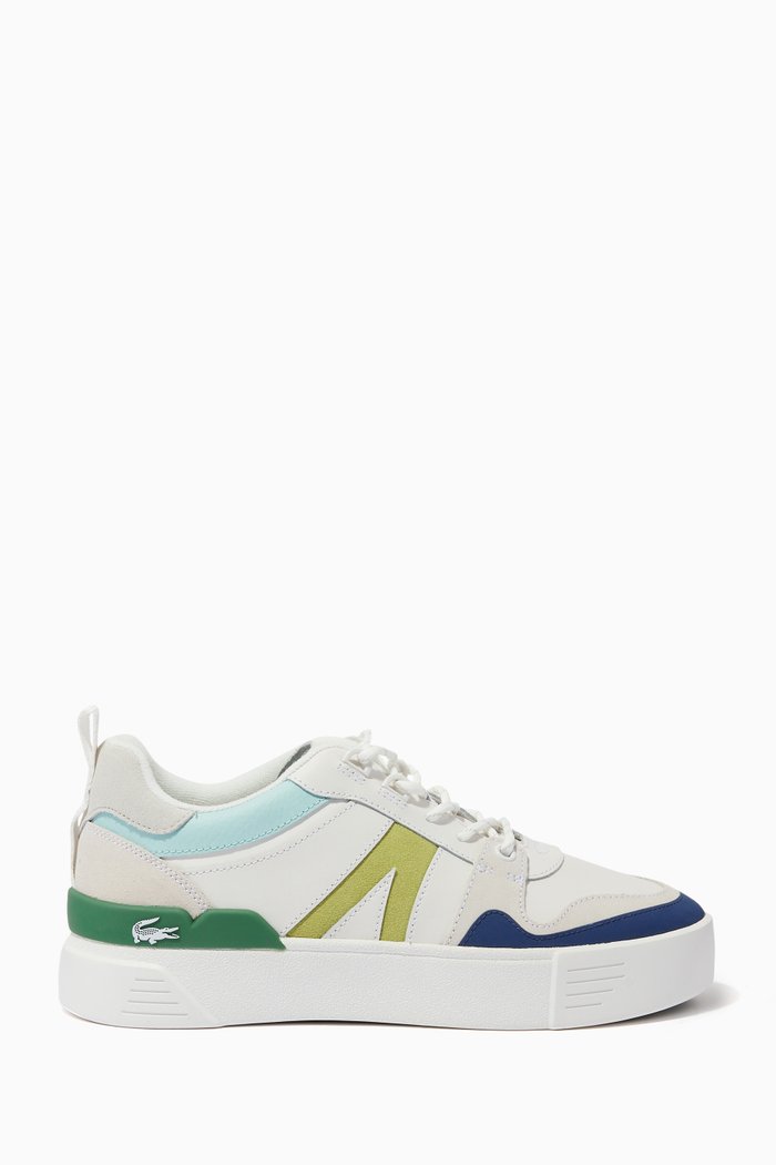 

L002 Trainers in Leather, Multicolour