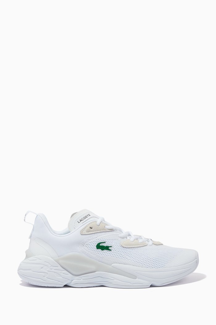

Aceshot Sneakers in Mesh & Leather, White