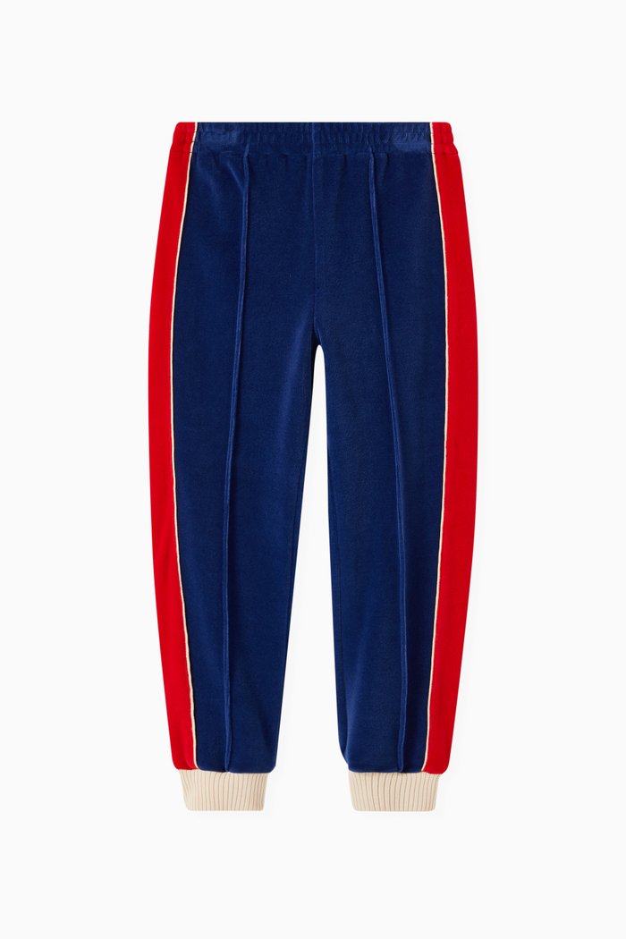 

Side Stripe Sweatpants in Chenille, Blue