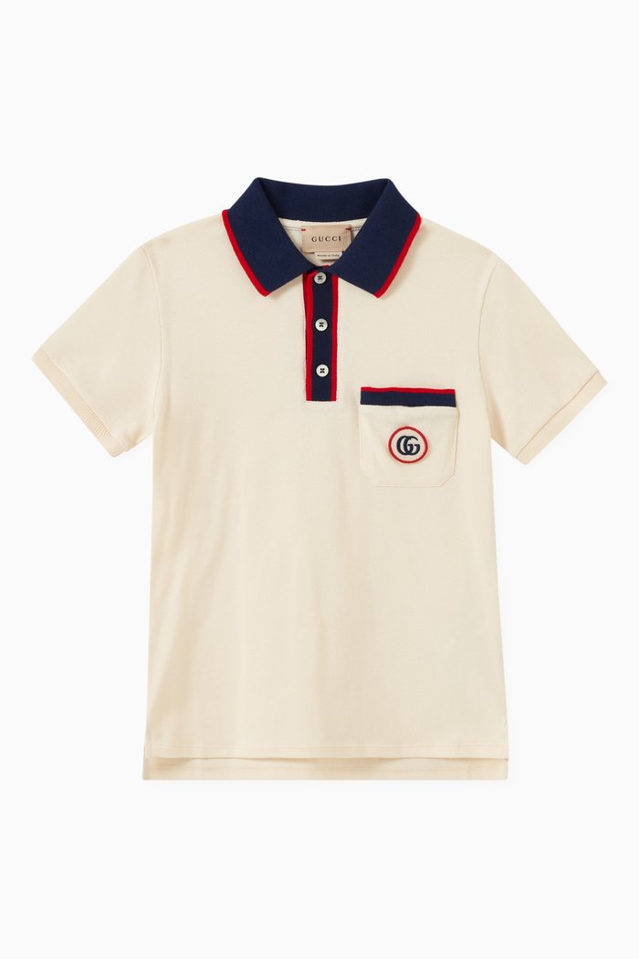 

Polo Shirt in Cotton, Neutral