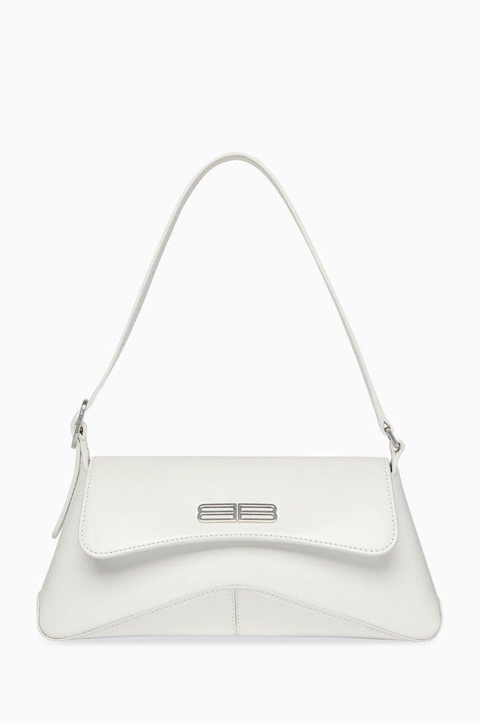 

XX Small Flap Bag in Box Calfskin, White