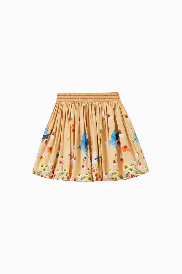 

Brenda Skirt in Cotton, Yellow
