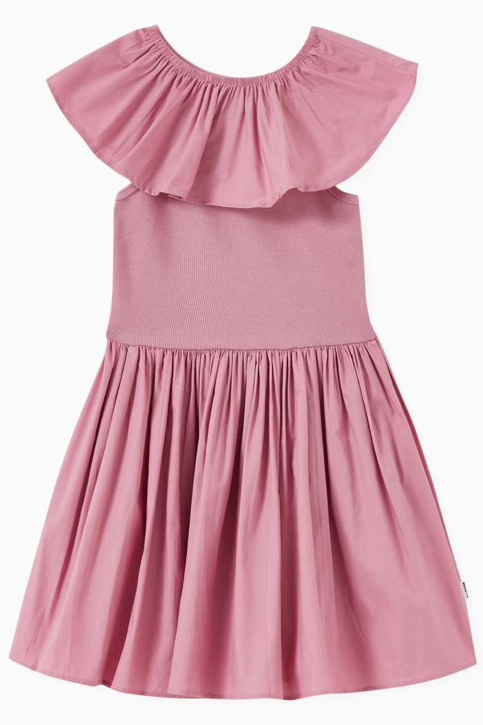 

Christal Dress in Cotton, Purple