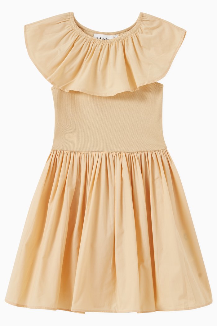 

Christal Dress in Cotton, Yellow