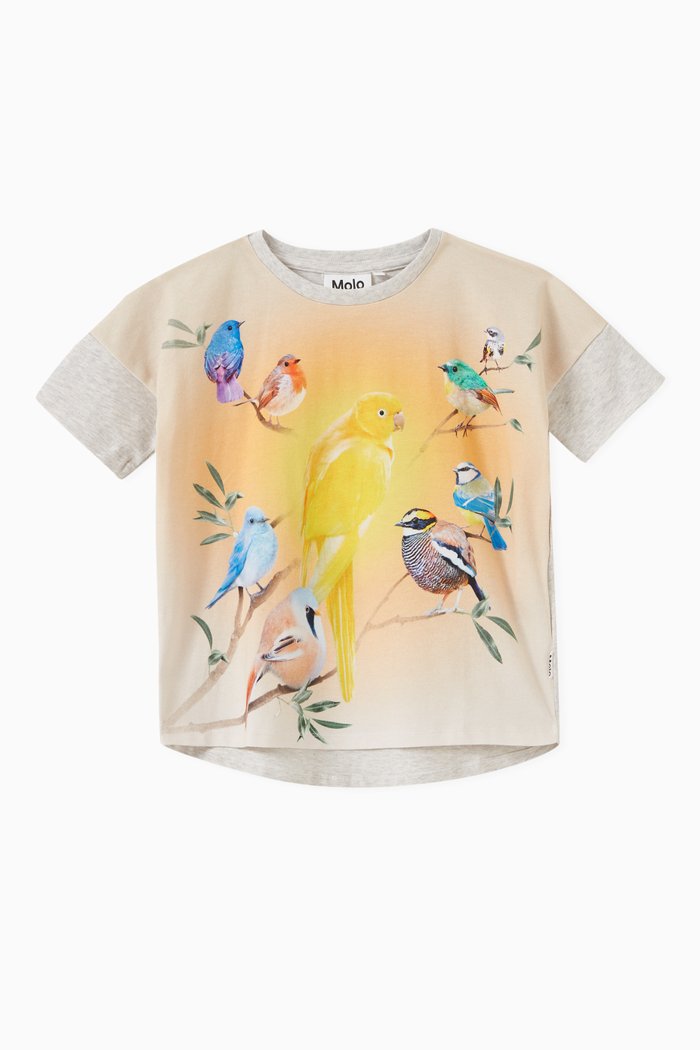 

Raeesa T-shirt in Organic Cotton, Grey