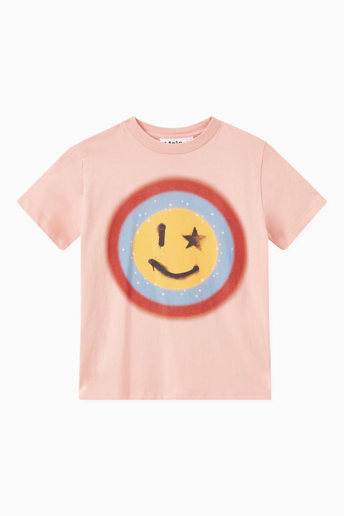

Road T-shirt in Organic Cotton, Pink