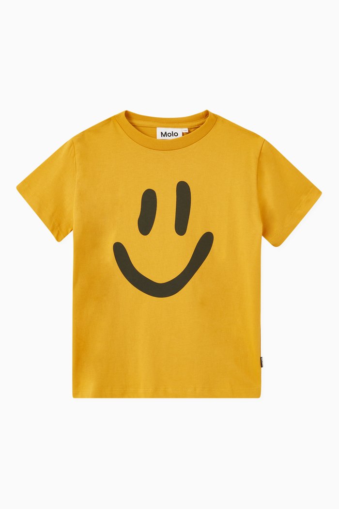 

Roxo T-shirt in Organic Cotton, Yellow