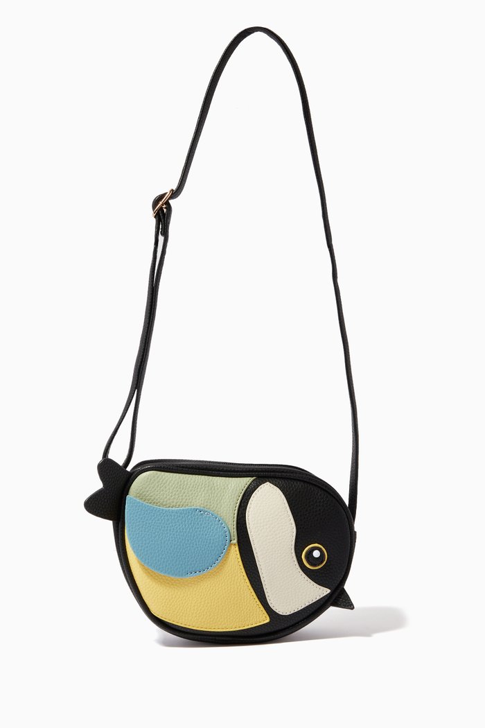 

Bird Shoulder Bag in PU, Black