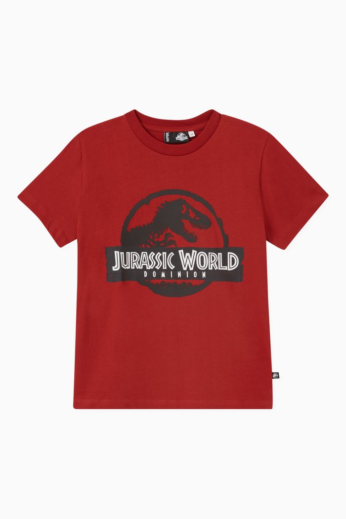 

Jurassic World T-shirt in Organic Cotton, Red