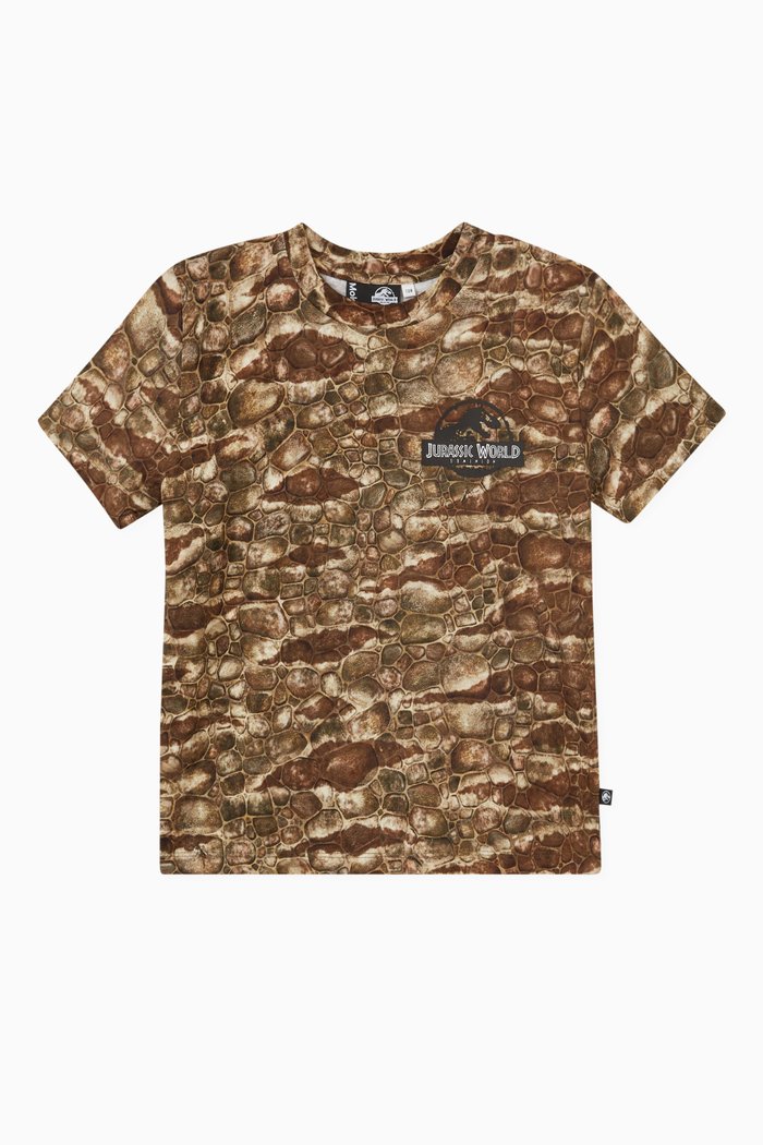 

Jurassic World T-shirt in Organic Cotton, Green