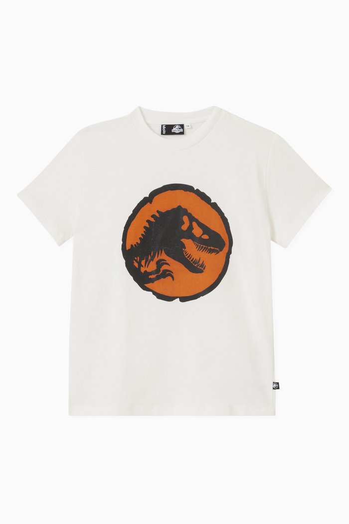 

Jurassic World T-shirt in Organic Cotton, White