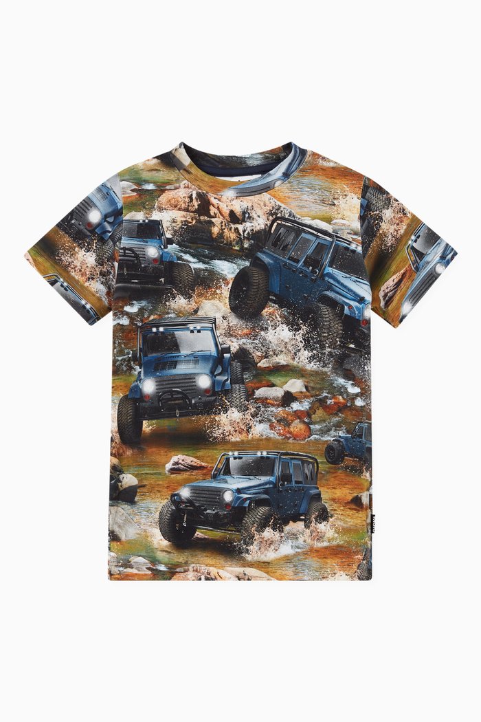 

Jeeps Print T-shirt in Cotton, Multicolour