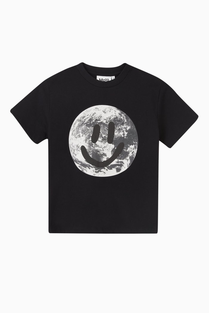 

Riley T-shirt in Organic Cotton, Black