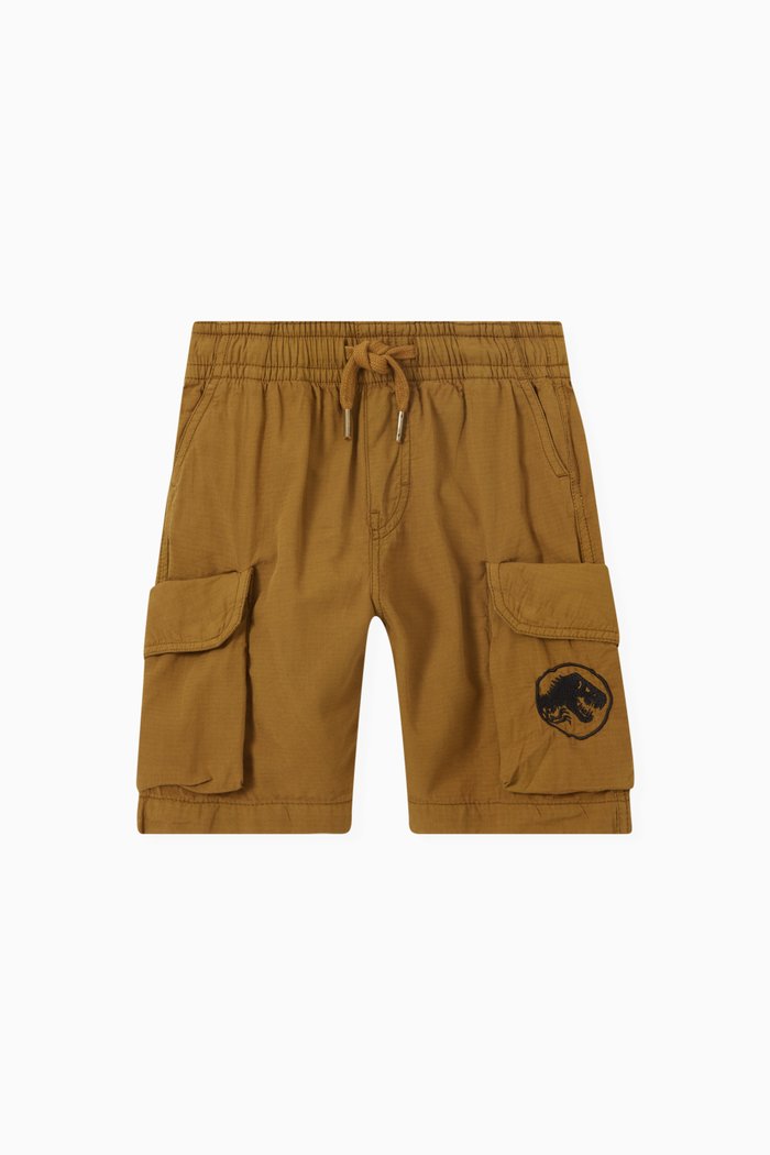 

Jurassic World Argod Cargo Shorts in Cotton, Neutral