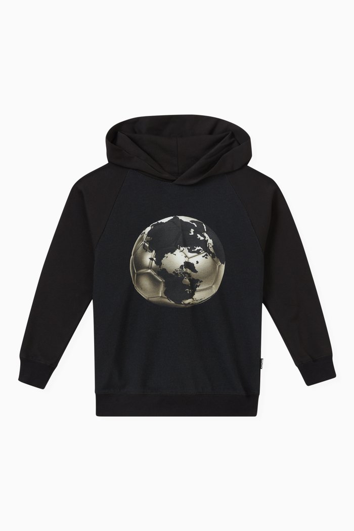 

Russel Hoodie in Organic Cotton, Black