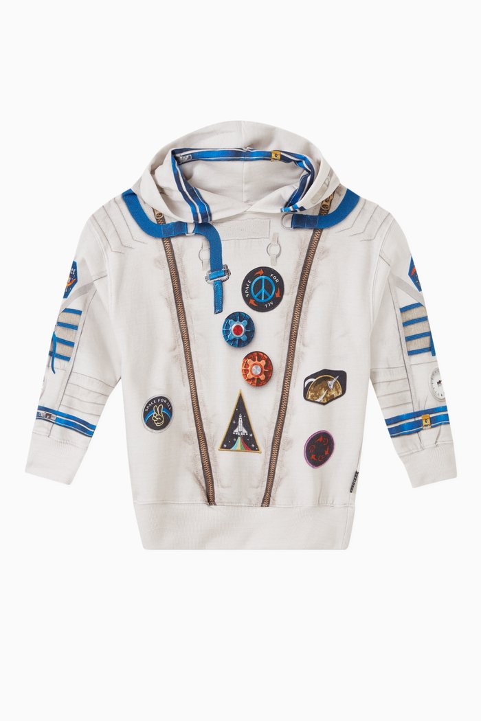 

Astronaut Hoodie in Organic Cotton, Neutral